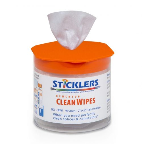 Fiber Optic Cleanwipes 90 tub WFW TDS