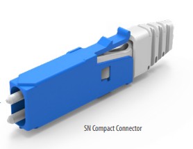 SENKO SN Compact Connector BTW behind the wall low-profile fiber optic connector